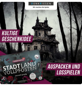 STADT LAND VOLLPFOSTEN - HORROR EDITION - Jetzt wird’s gruselig (DinA4-Format)