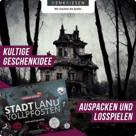 STADT LAND VOLLPFOSTEN - HORROR EDITION - Jetzt wird’s gruselig (DinA4-Format)