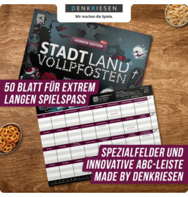 STADT LAND VOLLPFOSTEN - HORROR EDITION - Jetzt wird’s gruselig (DinA4-Format)