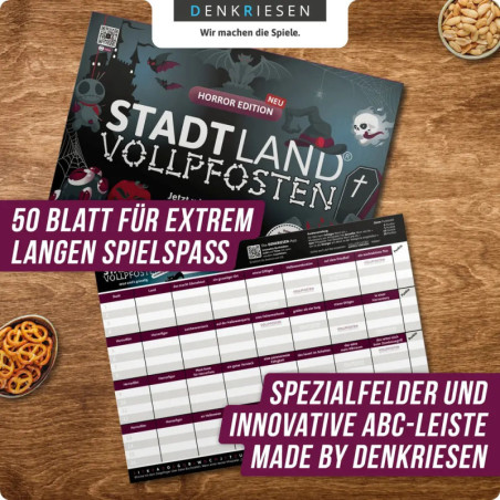 STADT LAND VOLLPFOSTEN - HORROR EDITION - Jetzt wird’s gruselig (DinA4-Format)