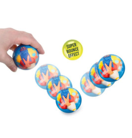 SPACE MONSTERGANG SPACE-BALL  6CM, 6-FACH SORTIERT