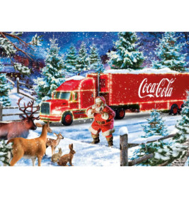 Puzzle Coca Cola Christmas-Truck 1000Teile