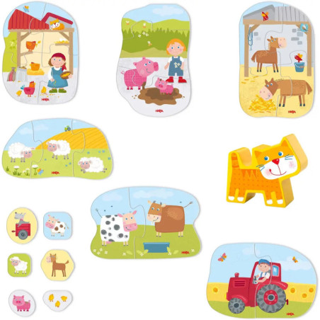 HABA 6 erste Puzzles - Bauernhof