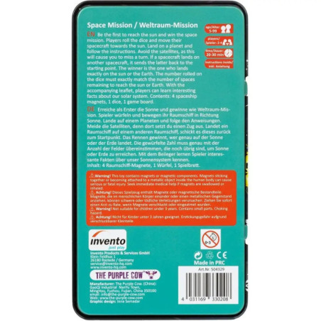 Invento Just Play Magnetspiele: Space Mission - Weltraum-Mission