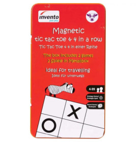 Invento Just Play Magnetspiele: Tic Tac Toe & 4 in a Row