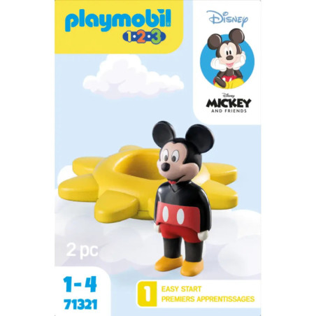 PLAYMOBIL 71321 1.2.3 & Disney: Mickys Drehsonne mit Rasselfunktion
