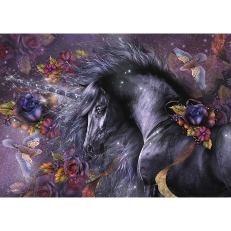 Puzzle Laurie Prindle Blaue Rose 1000Teile