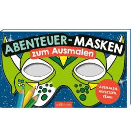Abenteuer-Masken zum Ausmalen