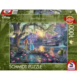 Puzzle Thomas Kinkade Disney,The Princess and the Frog 1000Teile