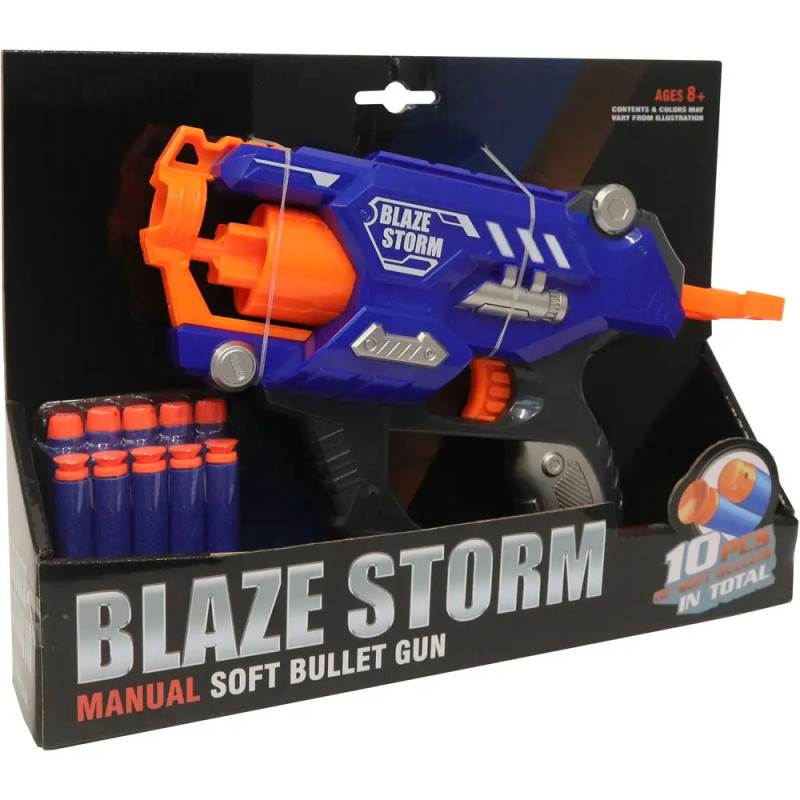 Schaumstoff Blaster inklusive 10 Darts