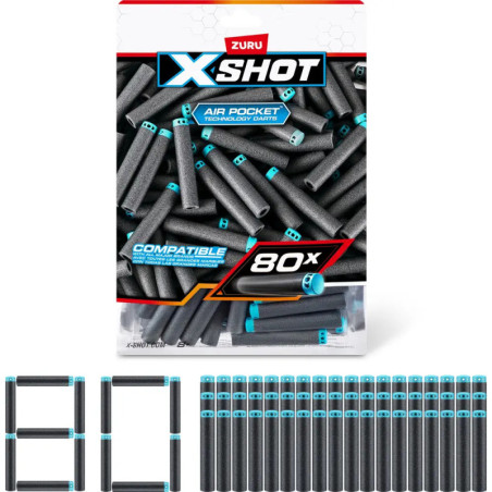 X-Shot - Excel Nachfüllpackung 80 Darts