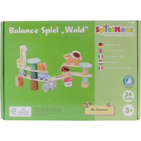 Spielmaus Holz Balance Spiel ''Wald'', 24 Teile