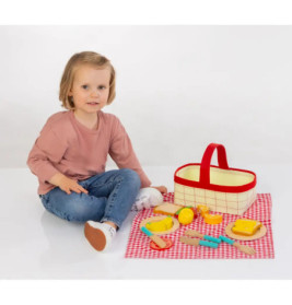Spielmaus Küche Picknick Korb, 18 Teile