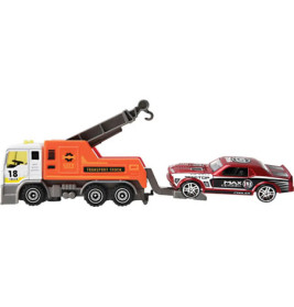 Speedzone D/C Abschleppwagen mit PKW, 6-fach sortiert