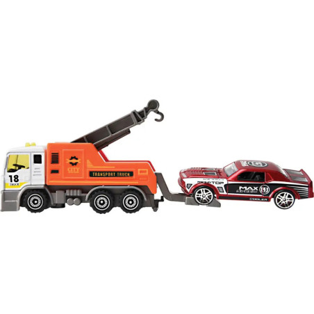 Speedzone D/C Abschleppwagen mit PKW, 6-fach sortiert