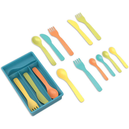 SpielMaus  Küche Besteckkasten 17-teilig