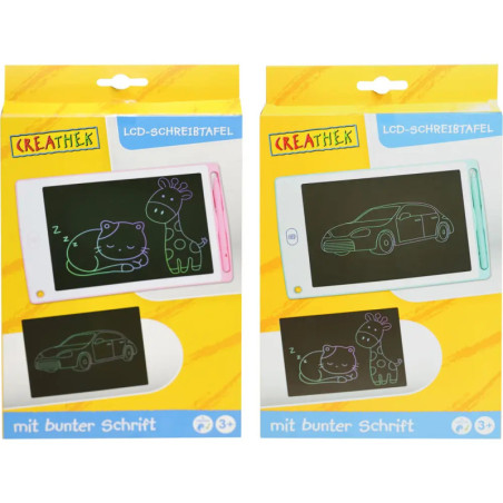 Creathek LCD Schreibtafel, 2-fach sortiert
