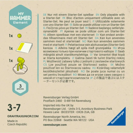 Ravenburger 27518 GraviTrax Junior Element Hammer  GraviTrax