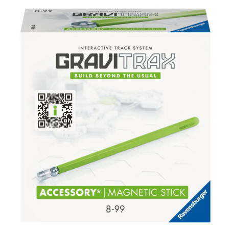 GraviTrax Magnetic Stick Zubehör für 8-99 Jahre, mit grünem Stab auf der Verpackung.