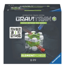 GraviTrax Pro Helix Element von Ravensburger, mit Murmeln und QR-Code, für Kinder ab 8 Jahren.