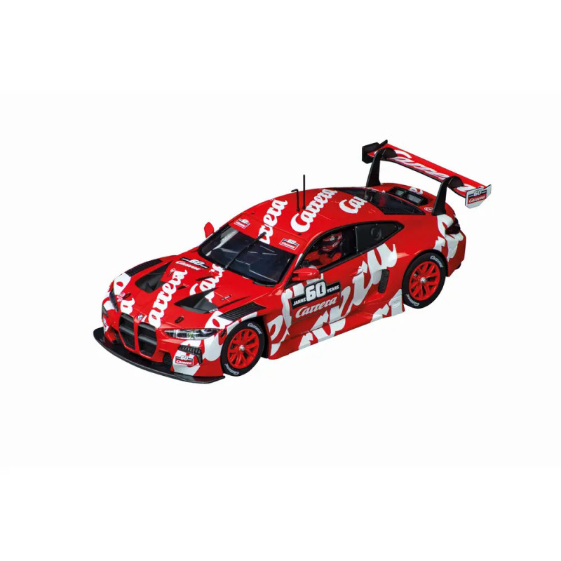 Ein rot-weißes Rennauto. Ein rot-weißes Rennauto.