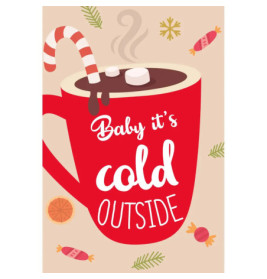 Ravensburger Puzzle 17356 - Happy Holidays -Baby it's cold outside - 99 Teile