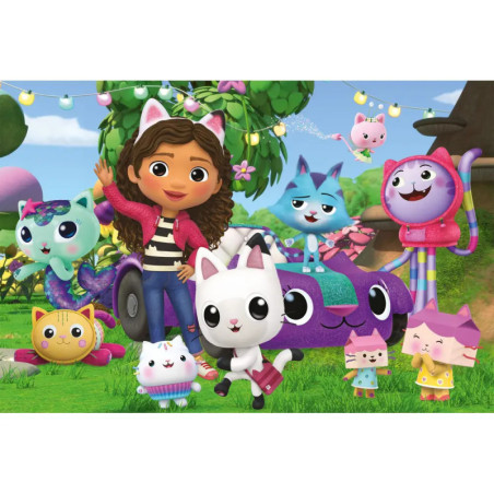 Puzzle Gabby's Dollhouse Fröhliche Freunde 60Teile Puzzle Gabby's Dollhouse Fröhliche Freunde 60Teile