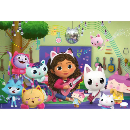 Puzzle Gabby's Dollhouse Miau-ziger Partyspaß 40Teile