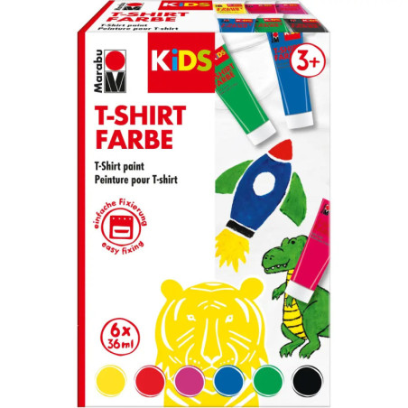 T-Shirt Farbe,Marabu Kids,Textilfarbe,Farbe für Kinder,Stoffe gestalten,T-Shirt,Tshirtfarbe,T-Shirtfarbe,helle Stoffe,