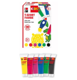 T-Shirt Farbe,Marabu Kids,Textilfarbe,Farbe für Kinder,Stoffe gestalten,T-Shirt,Tshirtfarbe,T-Shirtfarbe,helle Stoffe,