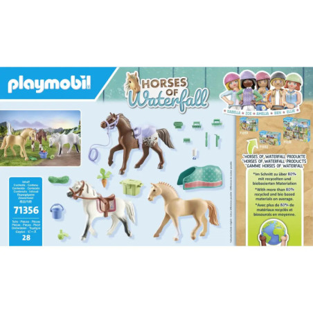 PLAYMOBIL 71356 3 Pferde: Morgan, Quarter Horse & Shagya Araber