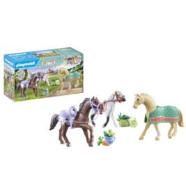 PLAYMOBIL 71356 3 Pferde: Morgan, Quarter Horse & Shagya Araber