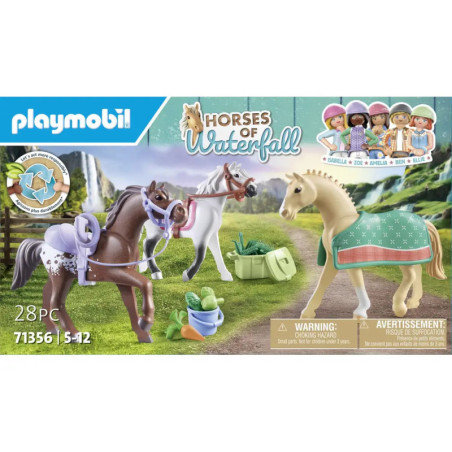 PLAYMOBIL 71356 3 Pferde: Morgan, Quarter Horse & Shagya Araber