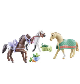 PLAYMOBIL 71356 3 Pferde: Morgan, Quarter Horse & Shagya Araber