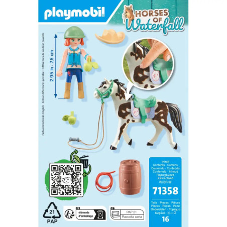 PLAYMOBIL 71358 Ellie & Sawdust mit Westernübung