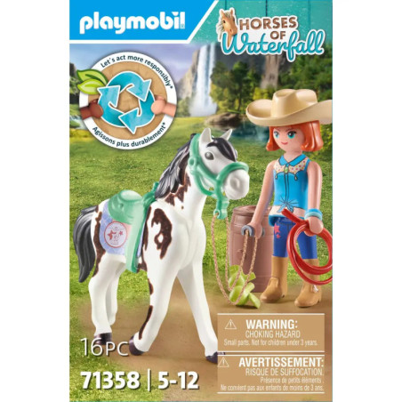 PLAYMOBIL 71358 Ellie & Sawdust mit Westernübung