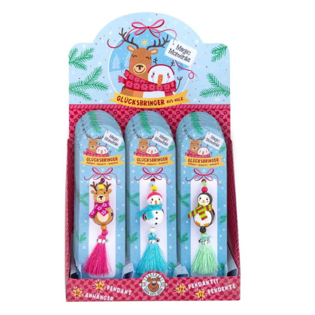 MAGIC MOMENTS Mini Holz-Glücksbringer, sortiert (1 Stück)