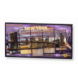Malen nach Zahlen  - New York in der Morgendämmerung