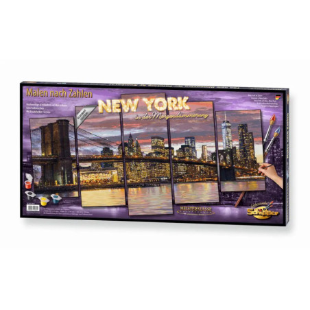 Malen nach Zahlen  - New York in der Morgendämmerung