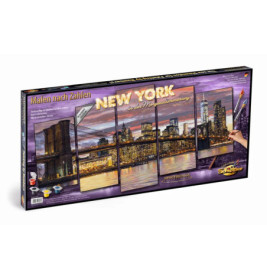 Malen nach Zahlen  - New York in der Morgendämmerung