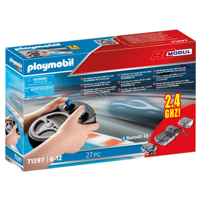 Playmobil RC Modul Set, Fernsteuerungsfunktionen, empfohlenes Alter 6-12 Jahre, 27 Teile.