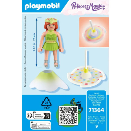 PLAYMOBIL 71364 Himmlischer Regenbogenkreisel mit Prinzessin