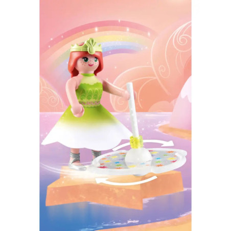 PLAYMOBIL 71364 Himmlischer Regenbogenkreisel mit Prinzessin