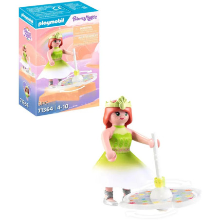 PLAYMOBIL 71364 Himmlischer Regenbogenkreisel mit Prinzessin