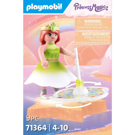 PLAYMOBIL 71364 Himmlischer Regenbogenkreisel mit Prinzessin