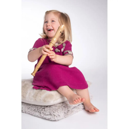 Boogie Bee Blockflöte Holz Deutsch, 32 cm