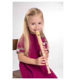 Boogie Bee Blockflöte Holz Deutsch, 32 cm