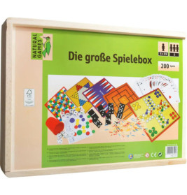 Natural Games Holz-Spielesammlung 200 in 1