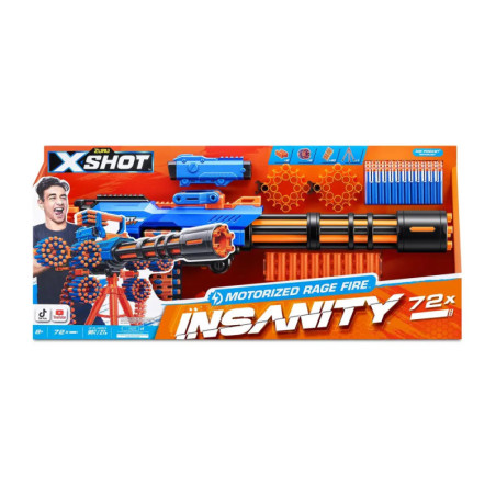 X-SHOT INSANITY - Motorized Rage Fire Gatling