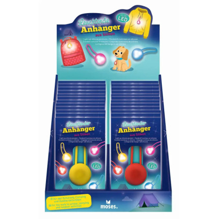 Leuchtende Anhänger aus Silikon